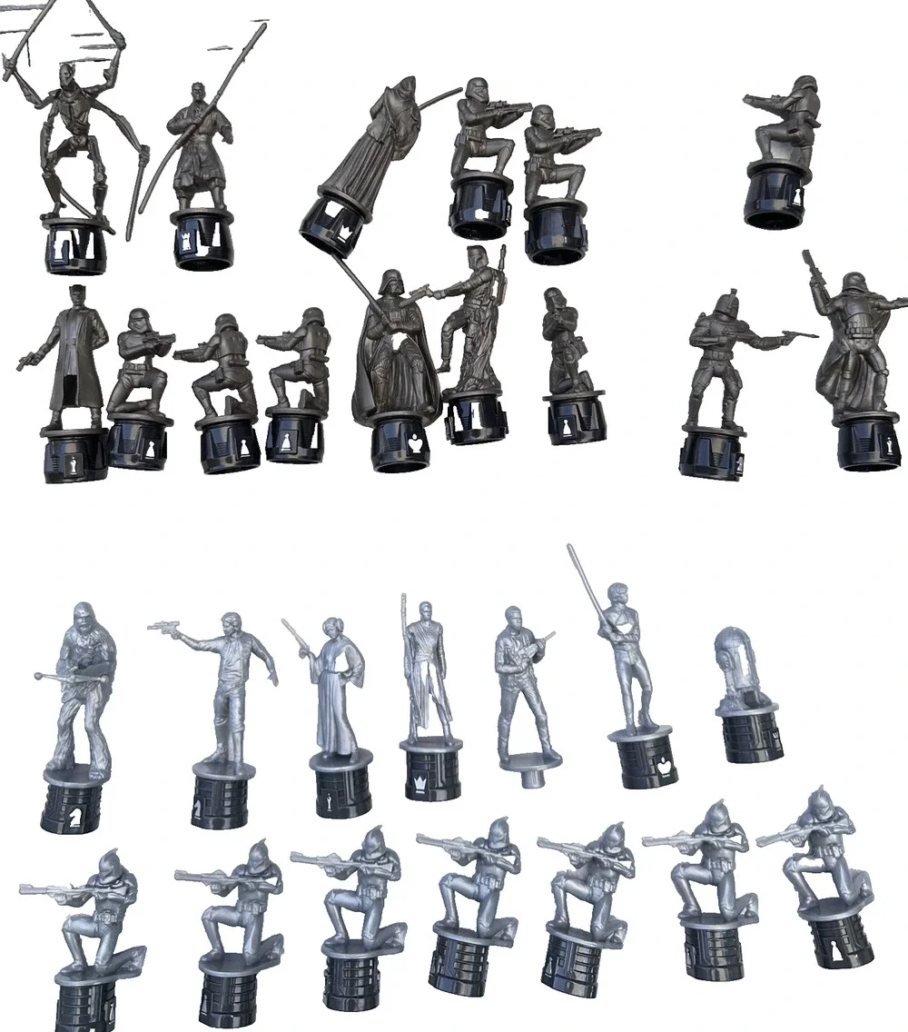 2014 Hasbro Star Wars Chess Figures 29 Pieces